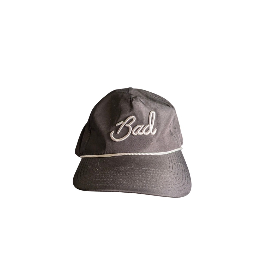 Bad Birdie Golf Hat Black Rope Snapback Script Logo Polyester Cap RN 158230